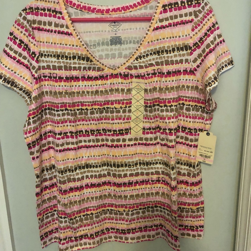St.John’s Bay Short Sleeved Blouse